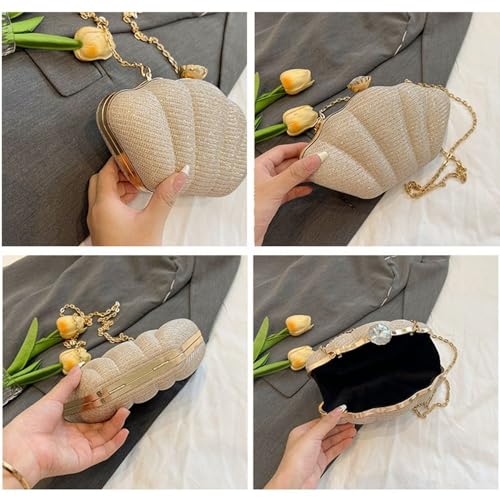 Bolsa Clutch de Concha para Mujer Versátil miniatura 4