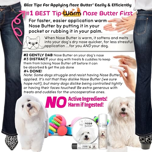Image of The Blissful Dog Coton De Tulear Unscented Nose Butter, 0.50-Ounce