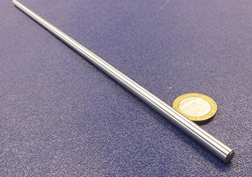 Chrome Plated 1045 Carbon Steel Shaft 1/4" Diameter x 12" Long 1 pcs