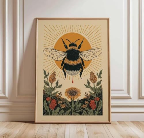 Affiche botanique sur toile style cottagecore pour revivre le charme d'antan