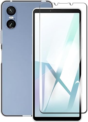 【2枚セット】 For Xperia 10 VI ガラスフィルム Sony Xperia 10 VI SO-52E/SOG14 6.1インチ 液晶保護強化ガラスフィルム 【Kibnco】硬度9H 耐衝撃 日本旭硝子素材 飛散防止 指紋防止 高透過率 気泡ゼ