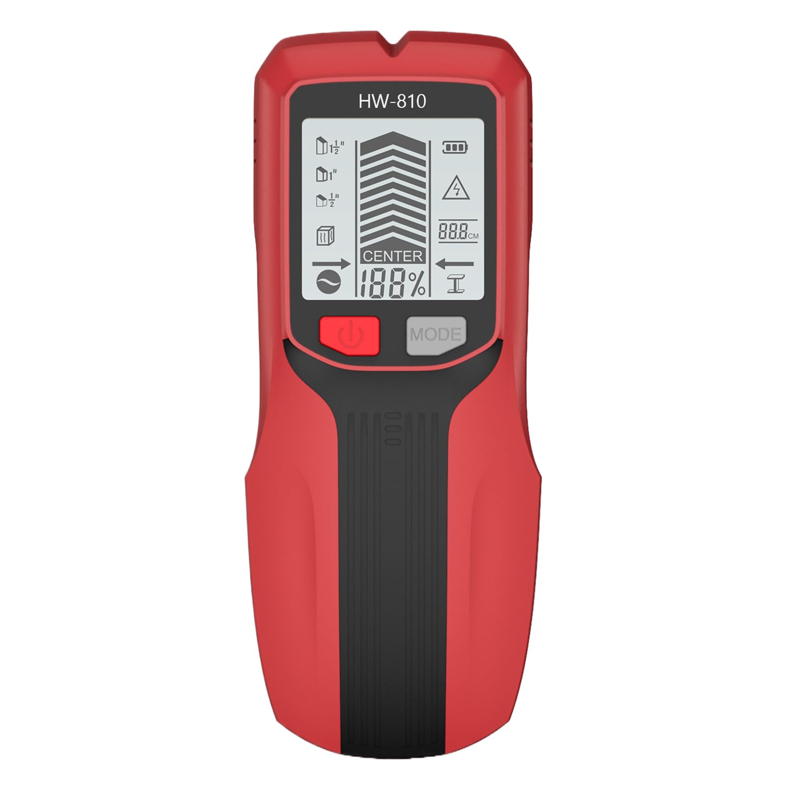 Détecteur de montants multifonction avec écran LCD pour menuiserie et construction - 8