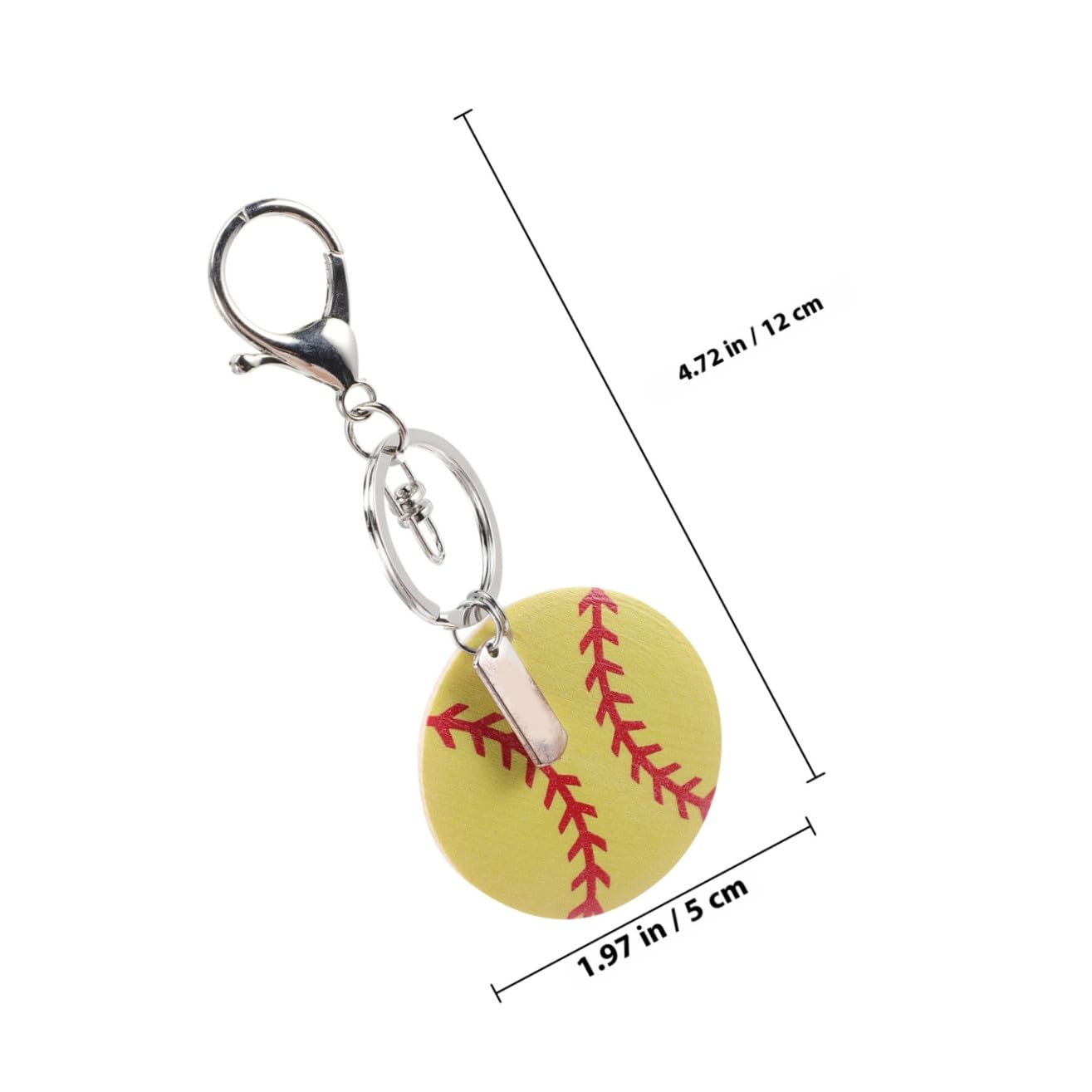 BESPORTBLE Portachiavi Da Softball Keychain Per Le Chiavi Portachiavi Per Ragazzi Attrezzatura Sport Fan Portachiavi Softball Per Ragazzi Portachiavi Per I Giocatori Lega