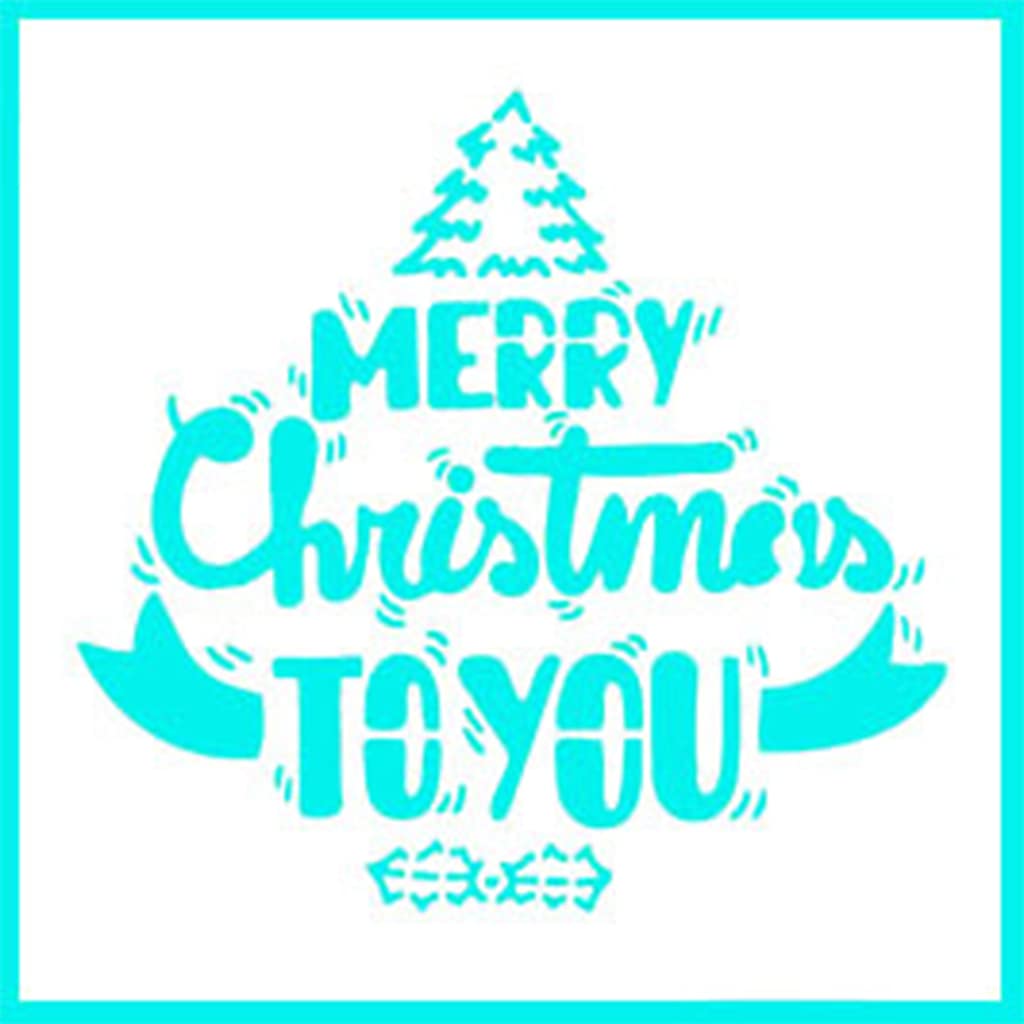 Buxuaaaa Cake Molds Christmas Baking Cake Stencils Templates for Side Baking Mesh Stencil Fondant for Impres Cookie Stencils for