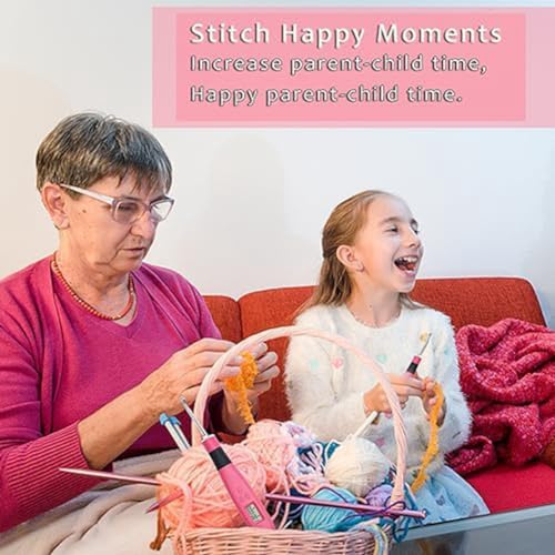 MYCHUS Conteggio dei Numeri del Set all'Uncinetto