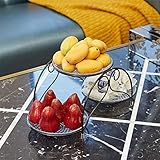 Stilvolle Zugabe - Hohe Qualität, langlebige, große Obstschale fügt einen schönen, zirkem Porary-Stil in die Küche oder das Wohnzimmer hinzu.