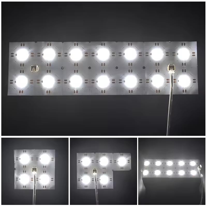 Foco de luz LED flexible de 6000K para paredes de piedra 4