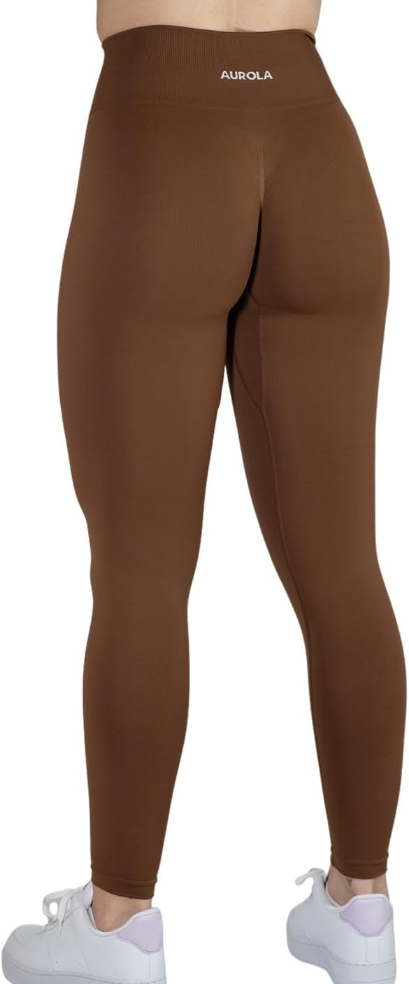 AUROLA Dream Collection Workout Leggings for Women High Waist Seamless Scrunch Athletic Running Gym Fitness Active Pants - Image 6