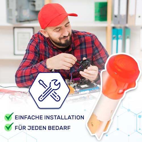 Signalleuchte LED 220V Runder Kopf Ø 10 mm Kontrollleuchte Farbe Rot Garantie 10 Jahre - MONTERAL