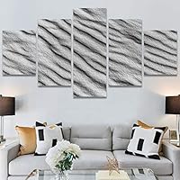 SIGNWIN 5 Panel Canvas Wall Art Modern Art Abstract Closeup Industrial Modern Art Multicolor Patterns for Home Decorations Ready to Hang - 60