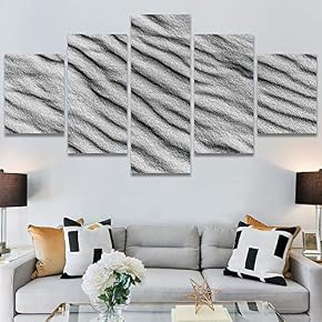 SIGNWIN 5 Panel Canvas Wall Art Modern Art...
