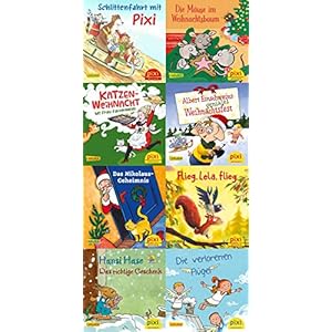 Pixi-Weihnachts-8er-Set 36: Weihnachtszeit mit Pixi (8×1 Exemplar) (36) Taschenbuch – 23. September 2021
