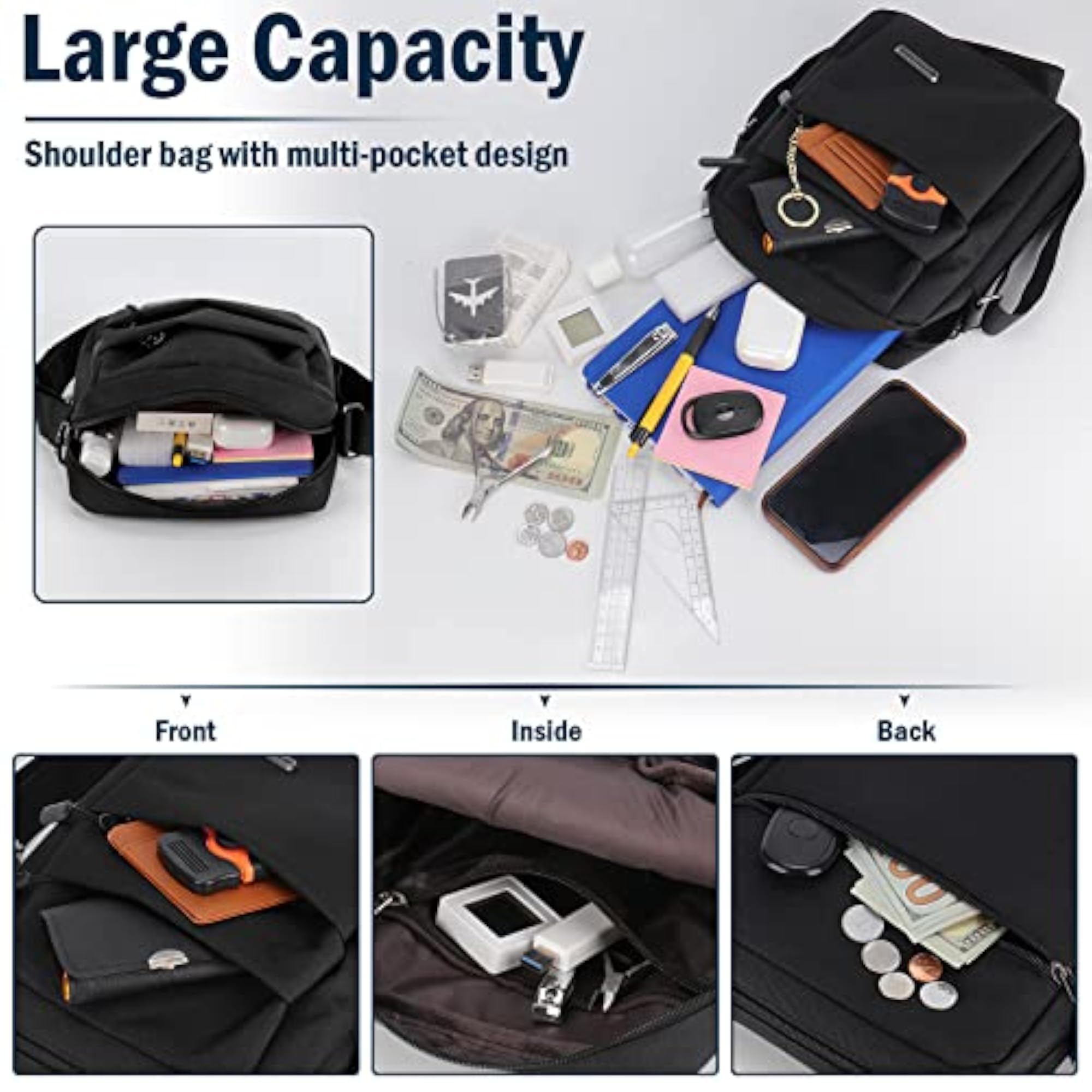 Messenger Bag Umh?ngetasche Crossbody for Men