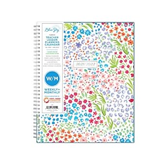Blue Sky 2021-2022 Academic Year Weekly & Monthly Planner, 5" X 8 - View #10