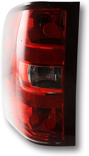 UPPARTS Conjunto de luz trasera para Chevy Silverado 2007 2008 2009 2010 2011 2012 2013 2014 1500 2500 3500 GMC Sierra - Se adapta al lado del