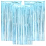 JOINPAYA フリンジカーテン 3枚セット パーティーデコレーション 箔背景幕 誕生日 結婚式 イベント用 壁 ドア装飾