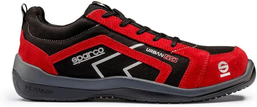 Sparco 0751838NRRS Shoes, Black/Red