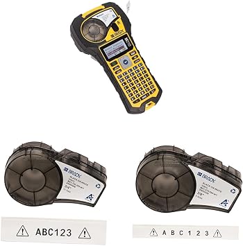 برادي M210 طابعة التسمية المحمولة & أصيلة M21-750-595-WT تسمية الفينيل في جميع الأحوال الجوية والأصيلة M21-375-595-WT تسمية الفينيل في جميع الأحوال الجوية