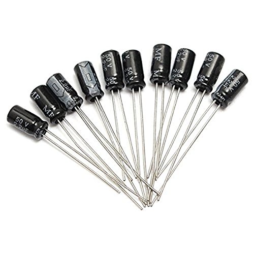 Electrolytic Capacitors Kit, Metal Capacitor Assorted Assortment Box Kit Set Of 500-16V 25V 50V Capacitor, Range 0.1Uf-1000Uf Ltvystore #TOP5
