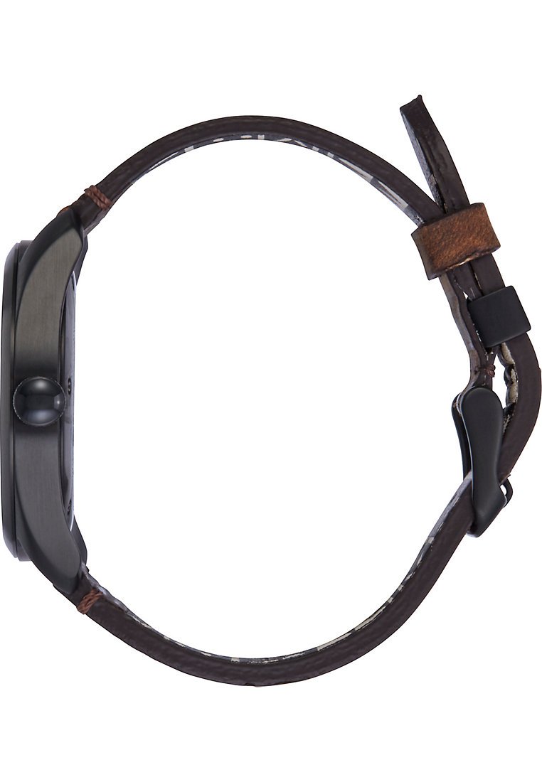 Nixon Damen-Armbanduhr Analog Quarz One Size, braun, silber