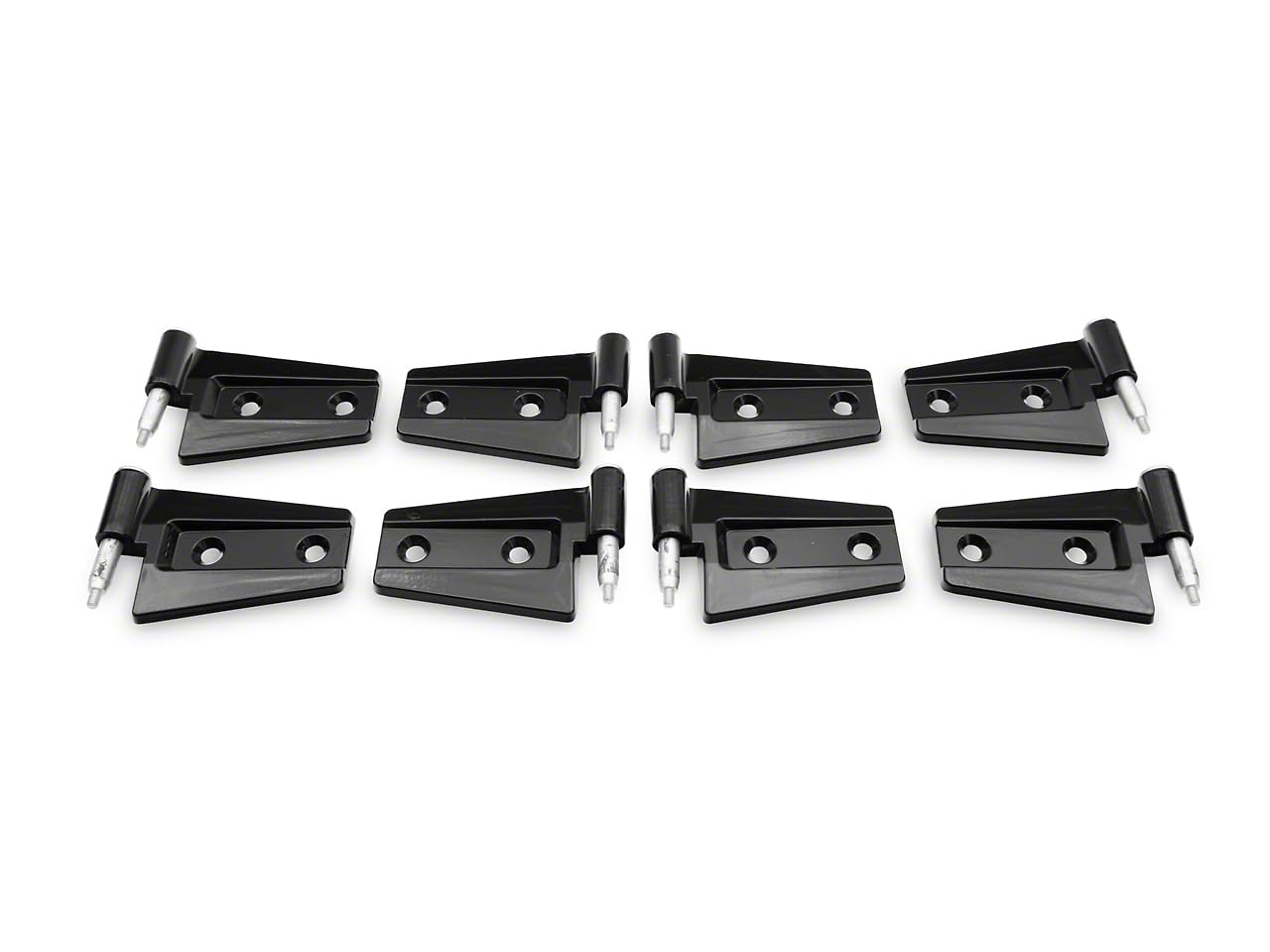 RedRock Door Hinges; Black Compatible For 07-18 Jeep Wrangler JK 4