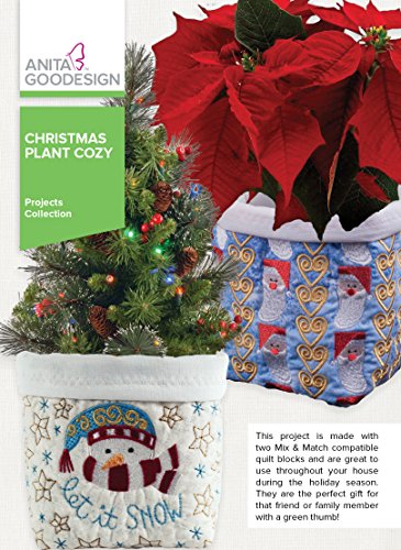 Anita Goodesign Embroidery Designs Christmas Plant Cozy