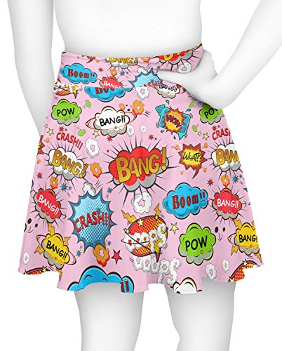 YouCustomizeIt Woman Superhero Skater Skirt2