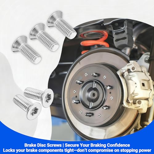 Bremsscheiben Schrauben Set für Honda, 20 Stück, rostfrei, passend für Modell 93600-06014-0H, langlebig und zuverlässig