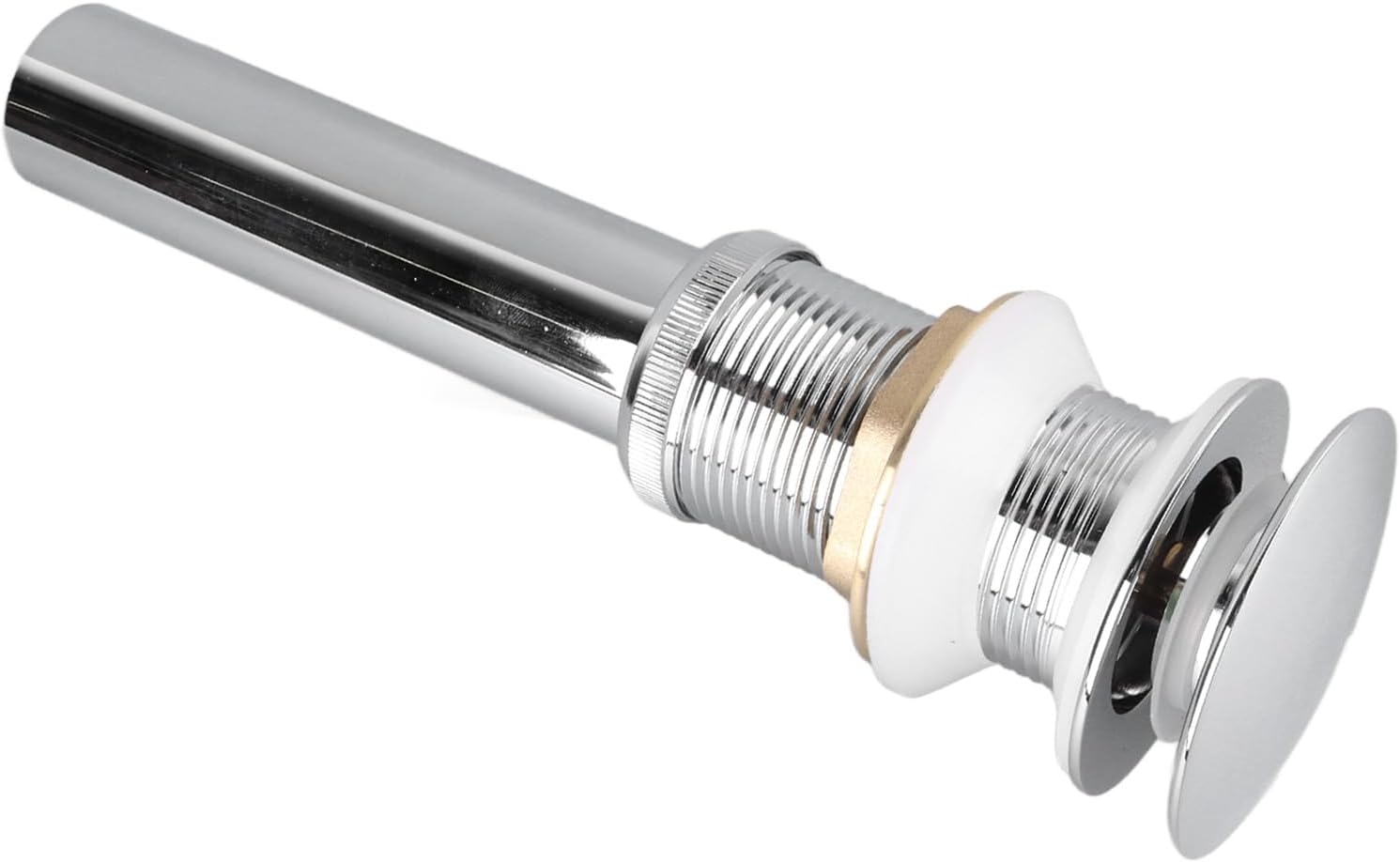 Copper Ome Plated Bathroom Pop Up Drain Stopper, Sink Drain with Water Control and Leakproof Design