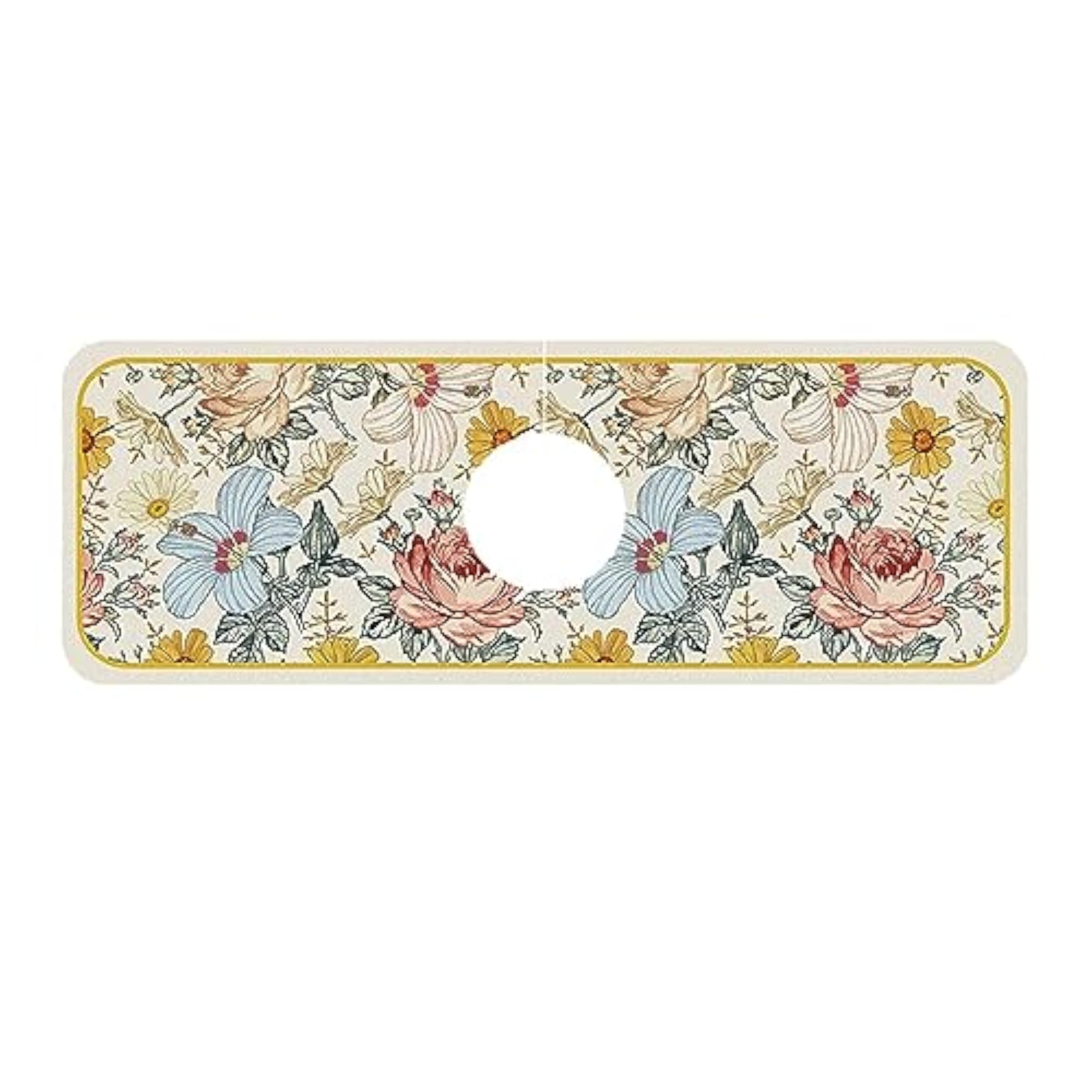 Faucet Splash Guard Mat for Kitchen and Bathroom