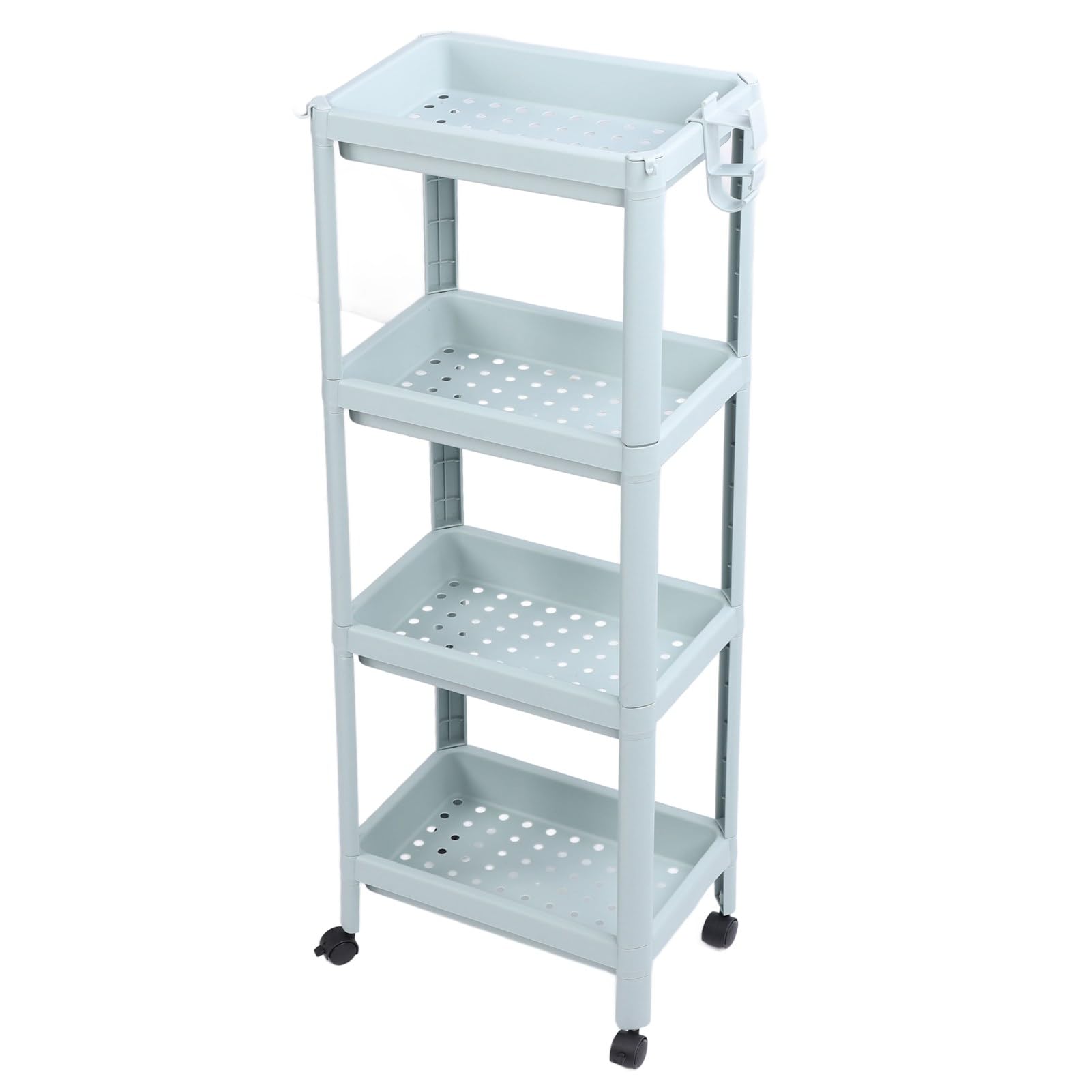 Bathroom Floor Storage Shelf, Plastic Bathroom Storage Open Shelf