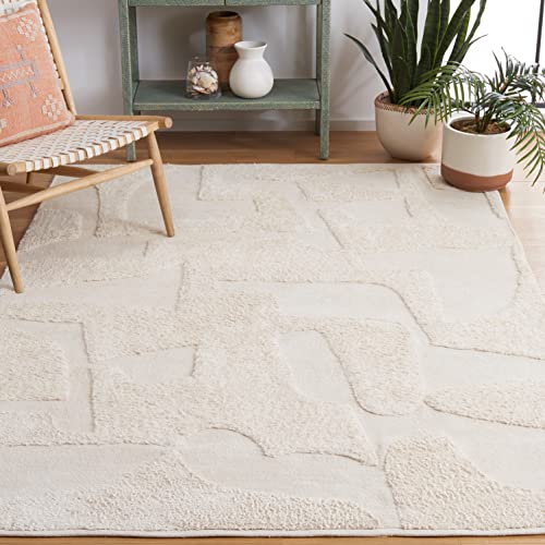 Tapete decorativo rectangular 3 x 5 pies Ivory SAFAVIEH