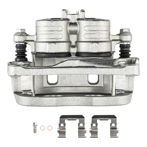 Image of KAX Disc Brake Caliper Assembly Fit for Subaru Impreza 2012-2014 2.0L, Subaru Impreza 2002-2011 2.5L, Subaru Impreza 2015-2016, Subaru Legacy 2003-2004 2.5L, Saab 9-2X 2005-2006 2.5L, Front Left Side