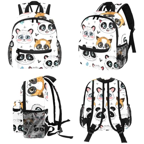 Sac à dos chat et panda léger pour éviter le mal de dos enfant - 4