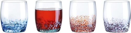 Miniatura 10 de Speckle - Copas de champán hechas a mano, vajilla perfecta para bodas y celebraciones, 8.5 onzas, multicolor, juego de 4 elegantes copas de champán