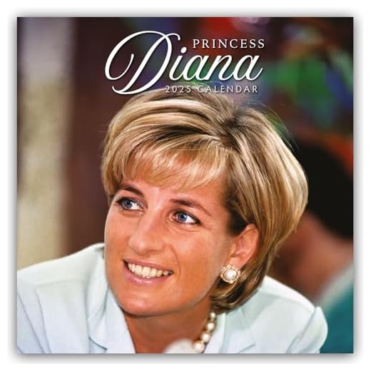Diana 2025 Square Wall Calendar