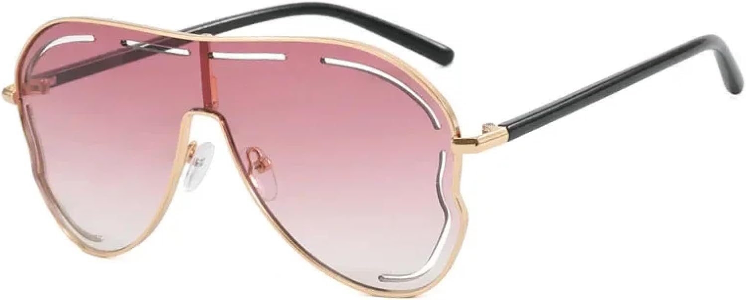 Luxury Vintage Hollow Butterfly Sunglasses for Women Punk Popular Oversized Big Frame