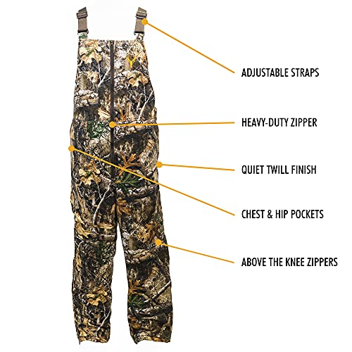 HOT SHOT Youth Insulated Camo Hunting Jacket and Bib, Large3