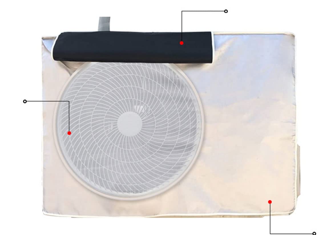 Schutzhülle für klimaanlage, Wasserdicht, Staubschutz, Außenabdeckung (92 x 35 x 69 cm)