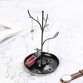 特定者販売済　アクセサリー用ディスプレイスタンド Amazon｜Jewack 木製折りたたみ式ジュエリーディスプレイ