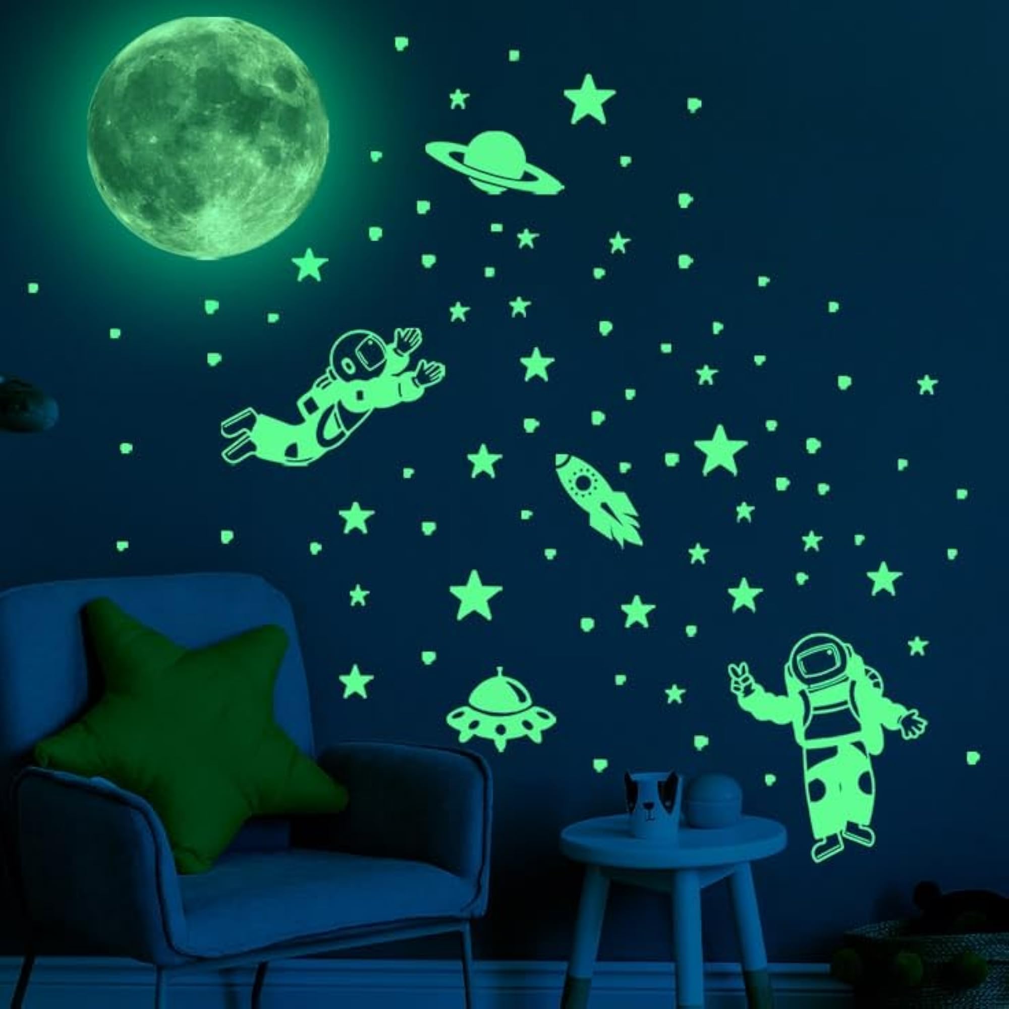 Magical Starry Night Glow in the Dark Star Stickers