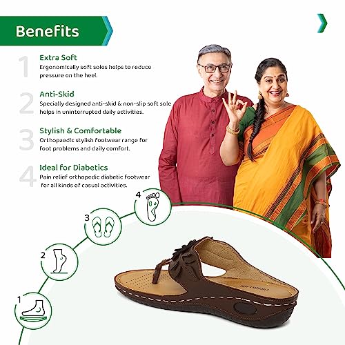 Image of ORTHO JOY doctor Slipper for women || Orthopedic Fashionable Women Slipper