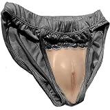 CuLtp Nascondere Gaff Mutandine con Silicone Vaginale Tubo Travestito Transgender Crossdresser Biancheria Intim per Travestiti Transgender