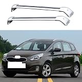 2 Piezas Coche Bacas Barra Transversal para KIA Carens Rondo MK3 2013-2021, Desmontable Aluminio Viaje Carga Transporte Portaequipajes Exteriores Accesorios