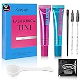 Lomansa 10ml Lash Color Kit Black Voluminous Coloring for Eyelash Hairs, Easy to Use with Natural Results, Lasting for 4 Weeks