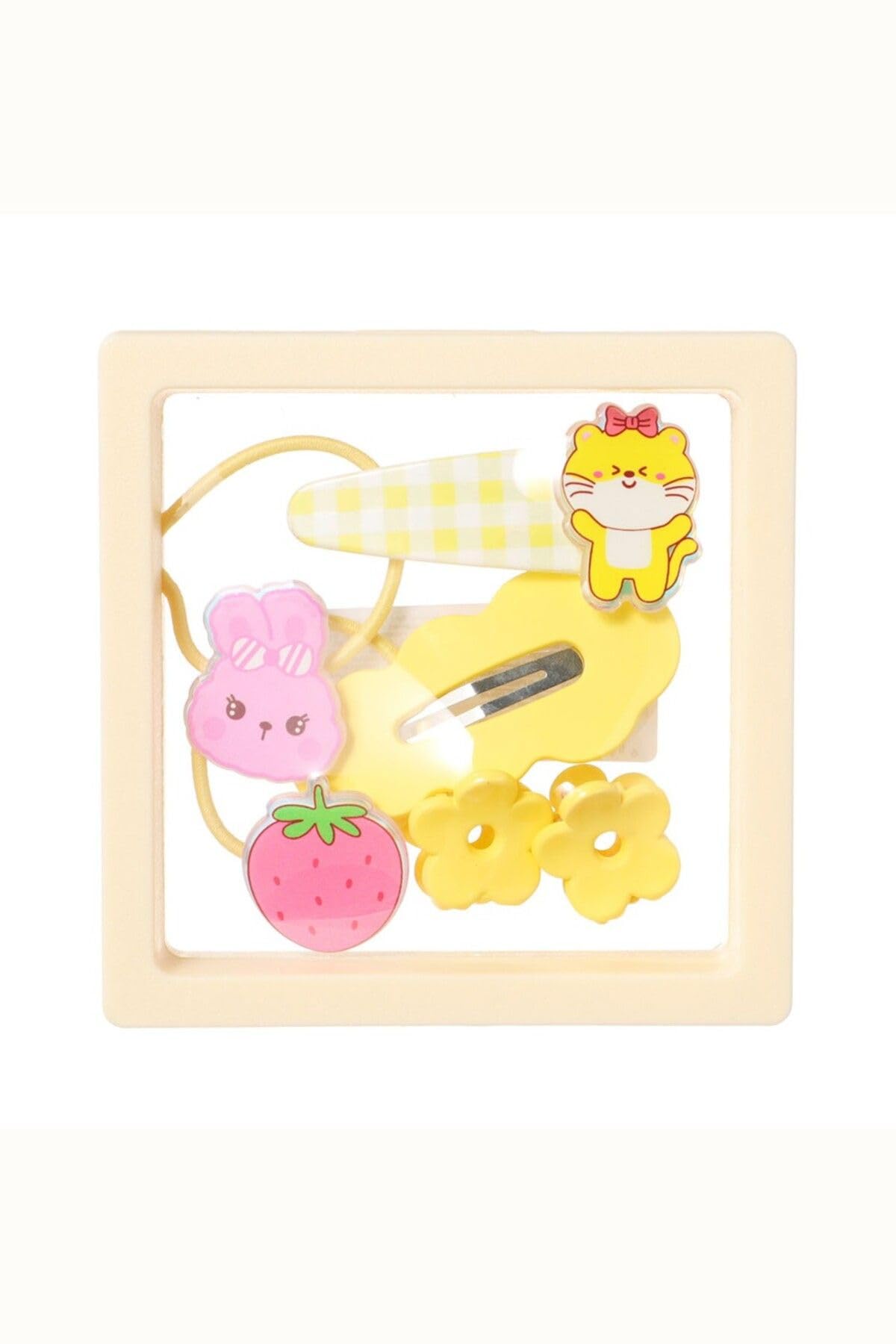Miniso Şeffaf Kutulu 6'Lı Toka Seti