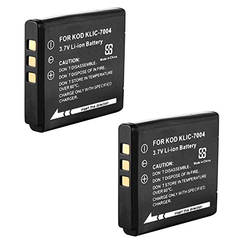 Ultrapro Klic-7004 Battery 2-Pack Bundle With Rapid Travel Charger Accessory Kit For Select Kodak Cameras Including Playsport, Playtouch, And Playsport Zx3 #TOP1