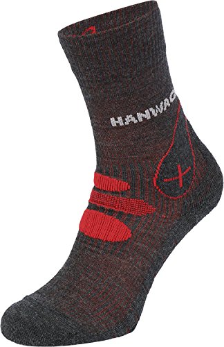 Preisvergleich Produktbild Hanwag Trek Eco Socks - Anthracite / Rubin