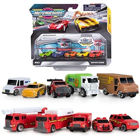 BANDAI Micro Machines Pack de 5 vehículos Cover