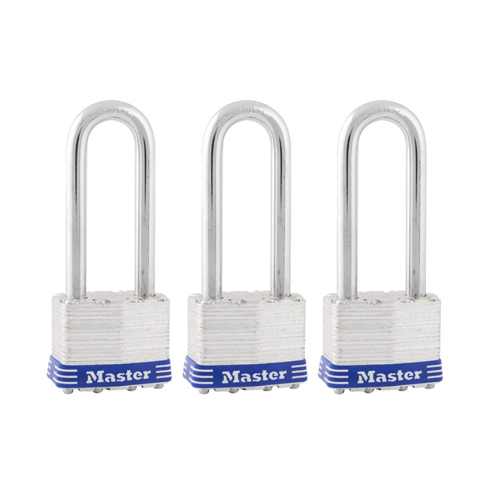 Master Lock 1TRILJ KeyedAlike Wide Laminated Locks with 21/2inch